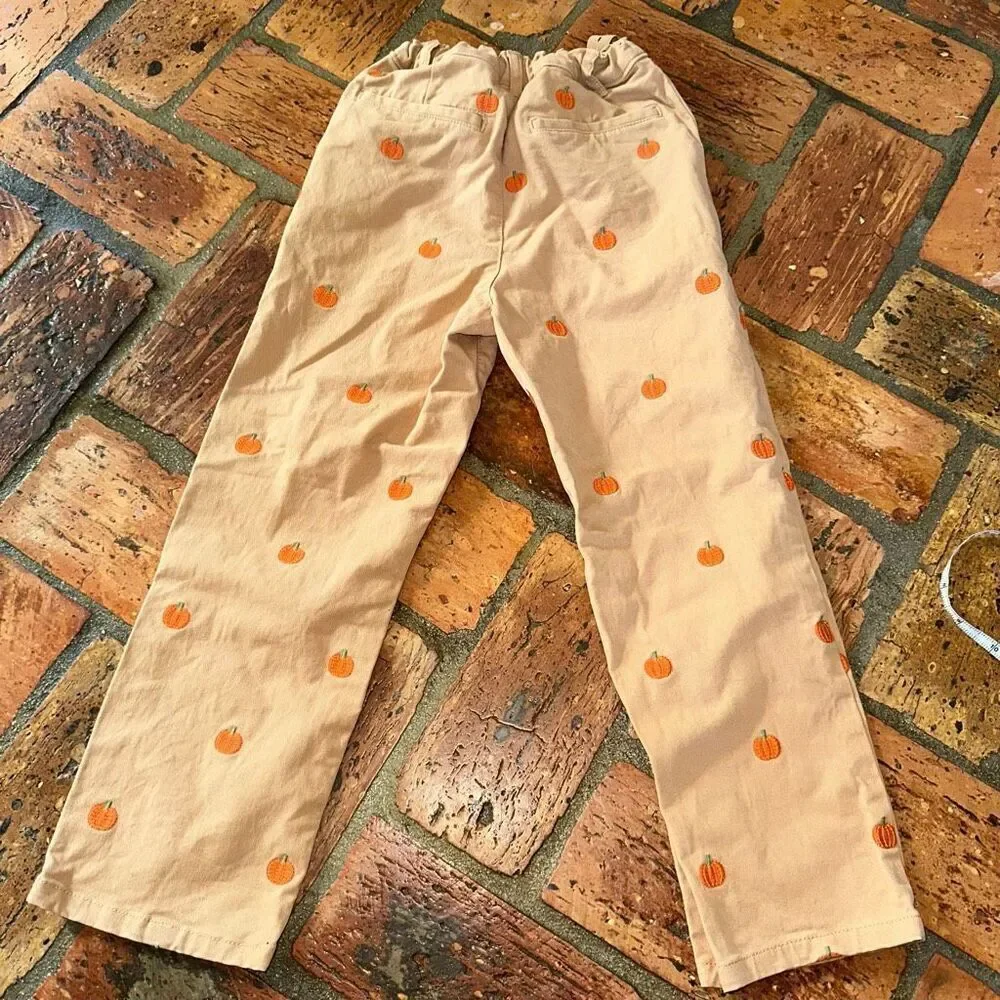 Gymboree pumpkin pants chinos